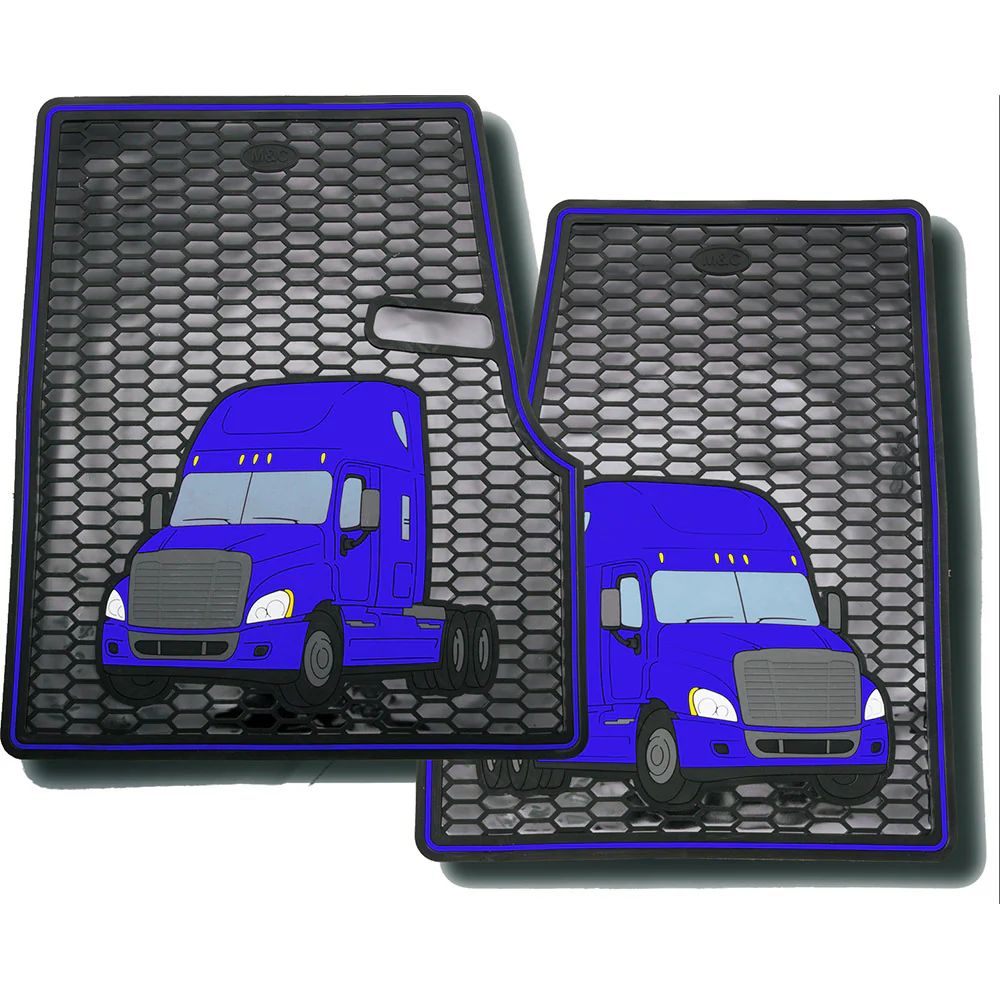 Freightliner Cascadia, Coronado Rubber Floor Mats - Image 3