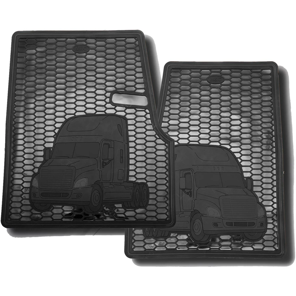 Freightliner Cascadia, Coronado Rubber Floor Mats - Image 5