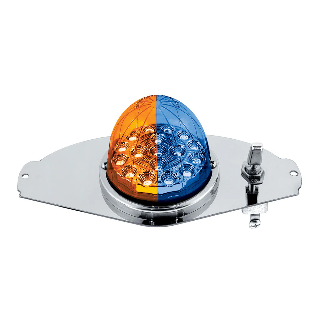 Freightliner Cascadia Double Fury Watermelon Above Door Dome SS Light Kit