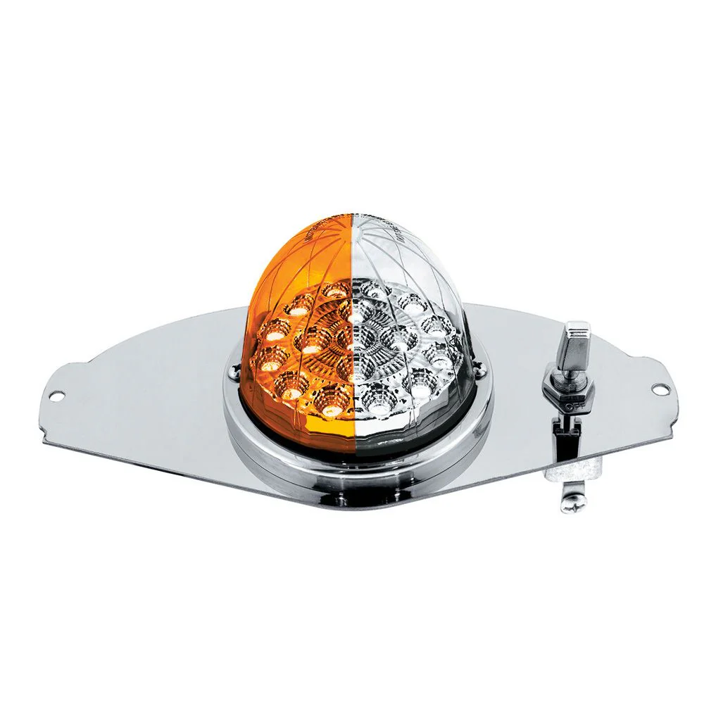 Freightliner Cascadia Double Fury Watermelon Above Door Dome SS Light Kit - Image 5