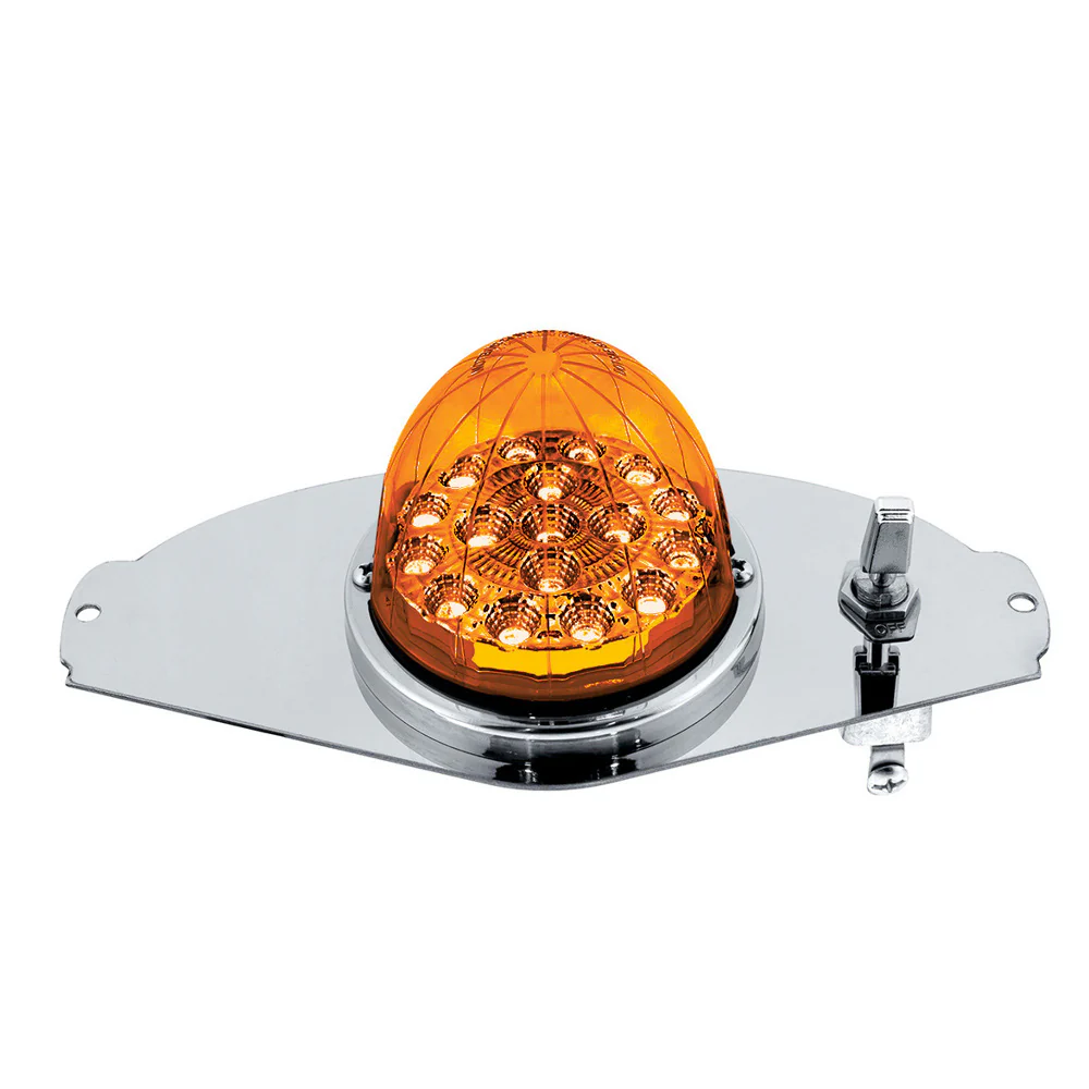 Freightliner Cascadia Double Fury Watermelon Above Door Dome SS Light Kit - Image 6