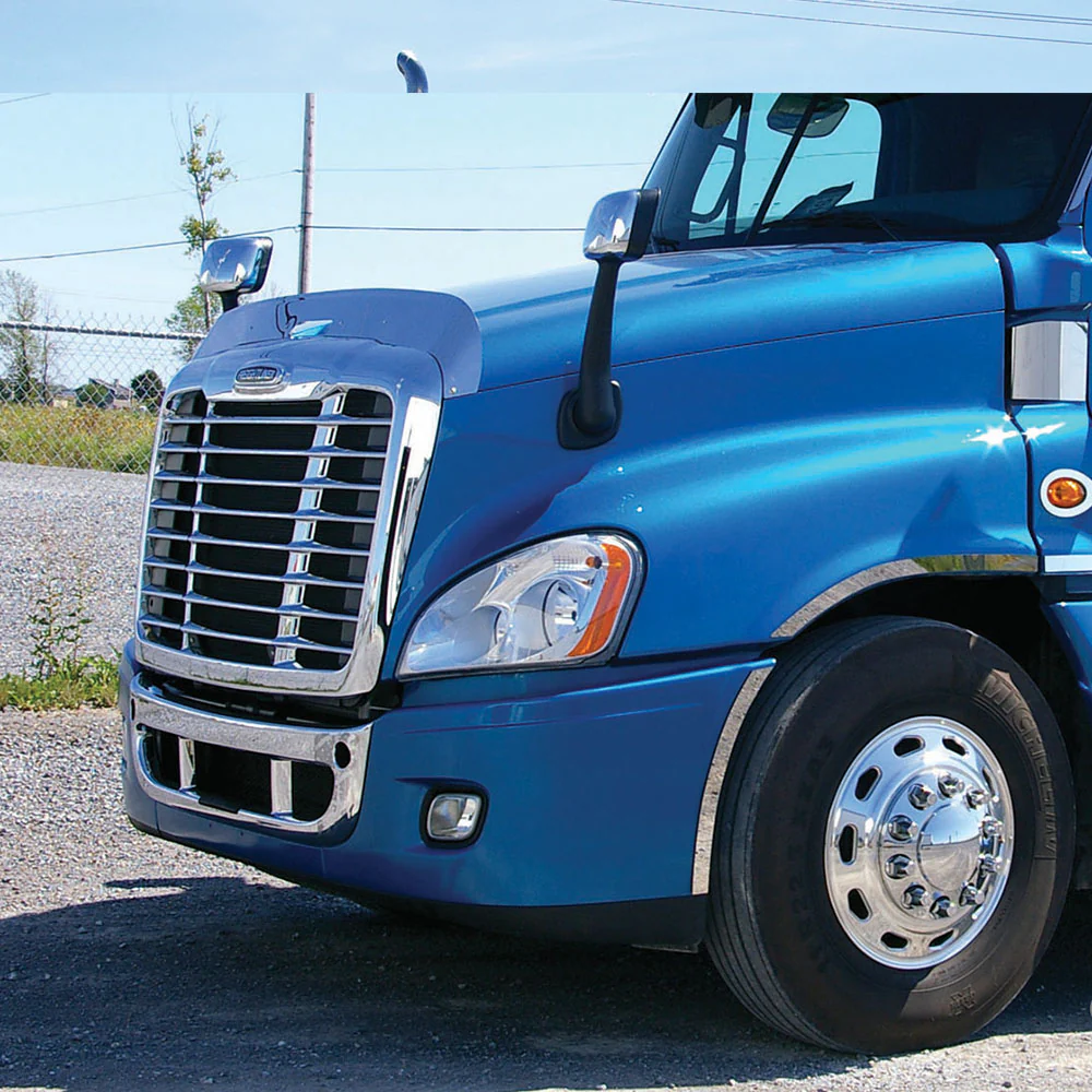 Freightliner Cascadia P4 2018+ Stainless Steel Bugshield - Image 2