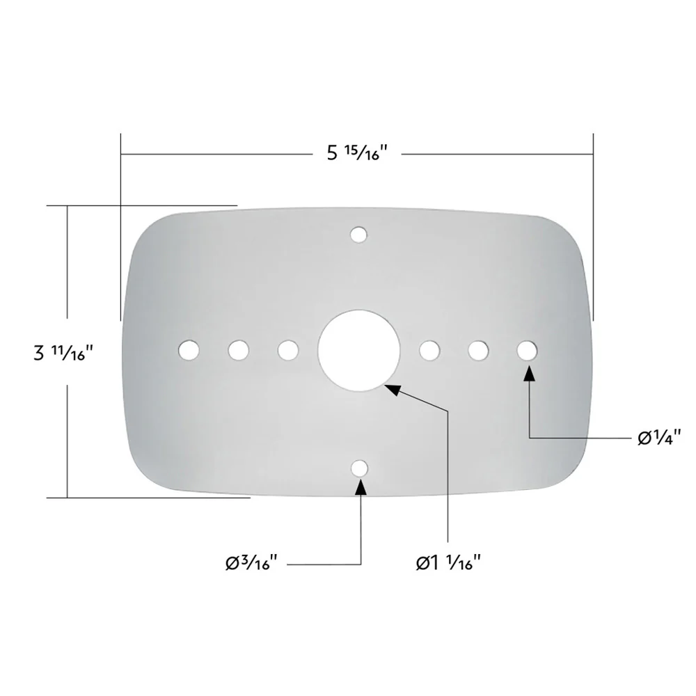 Freightliner Cascadia Stainless Steel Turn Signal Plate - Image 3
