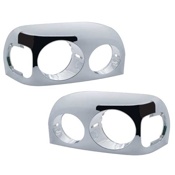 Freightliner Century Chrome Headlight Bezels