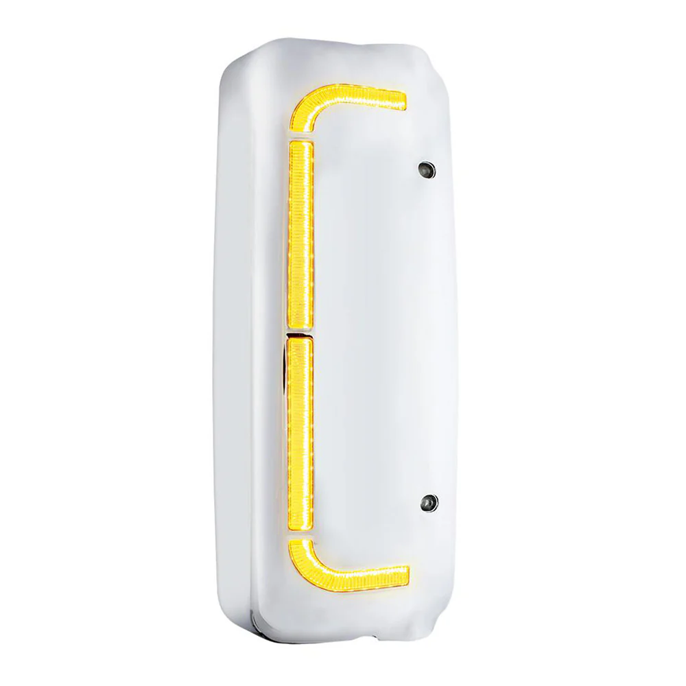 Freightliner Century, Columbia 48 Sequential LED Chrome Mirror Cover - Image 5