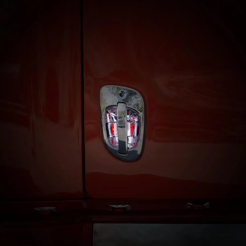 Freightliner Chrome Door Handle Cover with LED Light - Image 4