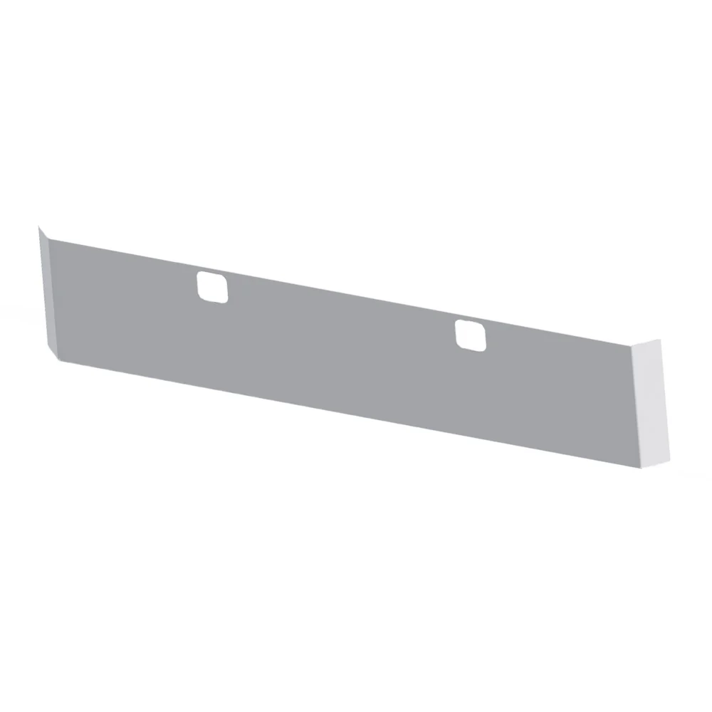 Freightliner Classic 2004 - 2007 20" Mitered End Chrome Plated Carbon Steel Bumper with Tow Holes