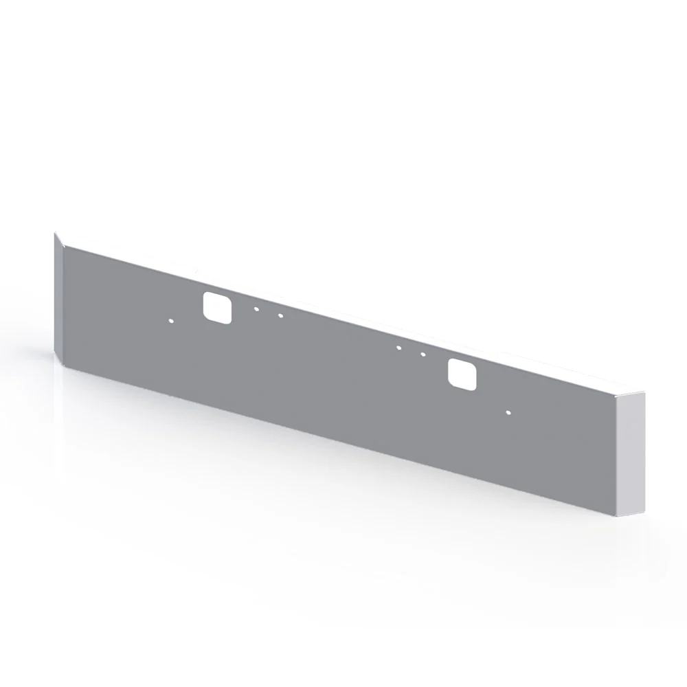Freightliner Classic 2004 "“ 2007 20" Mitered Chrome Plated Carbon Steel Bumper with Tow Holes