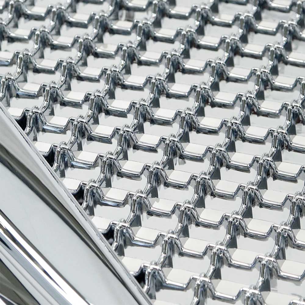 Freightliner Columbia 2001 - 2008 Chrome Mesh Style Grill - Image 2