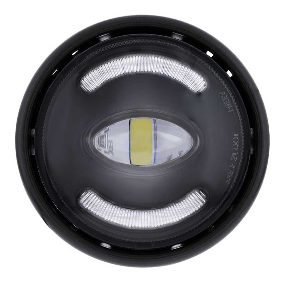 Freightliner Columbia 2001-2011 Black Inner Housing Fog Light - Image 2