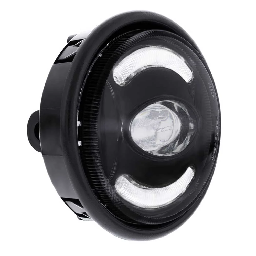 Freightliner Columbia 2001-2011 Black Inner Housing Fog Light - Image 3