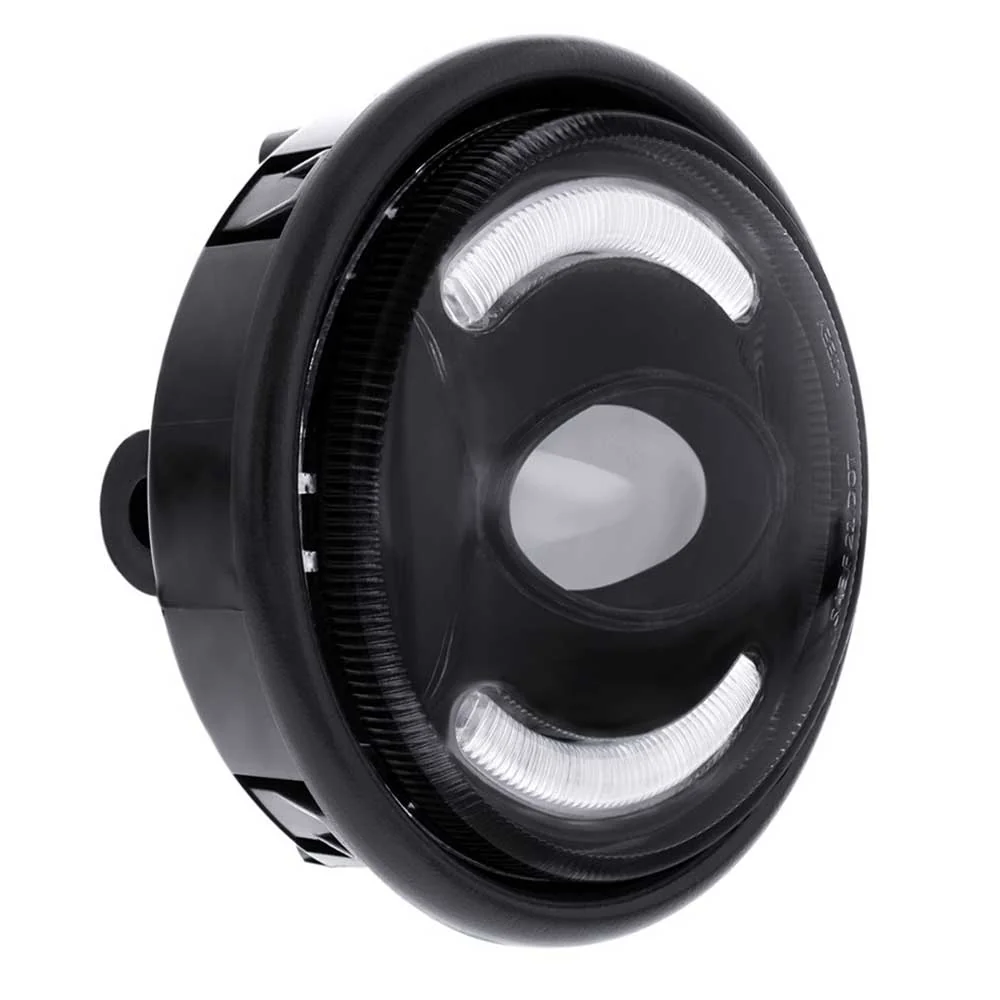 Freightliner Columbia 2001-2011 Black Inner Housing Fog Light - Image 4
