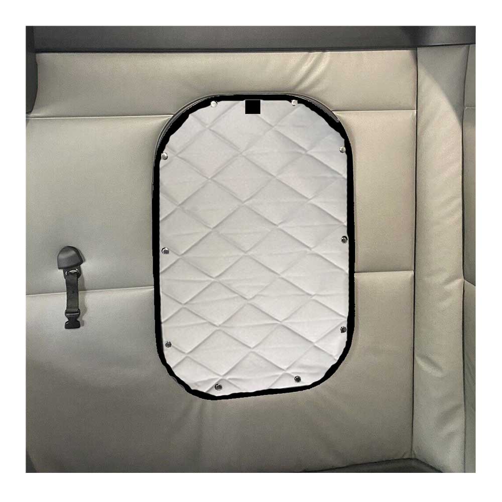 Freightliner Coronado 122, 132 2020 and newer ZenEclipse Escape Door Window Cover - Grey