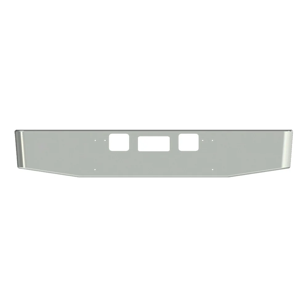 Freightliner Coronado 16" Tapered Chrome Bumper 2010 and newer with Set Forward Axle - Image 2