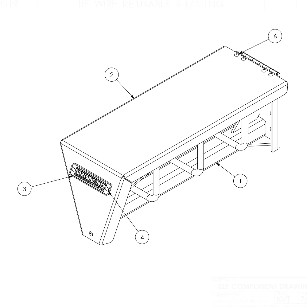 Freightliner Frame Mount Tire Chain Hanger - Image 4
