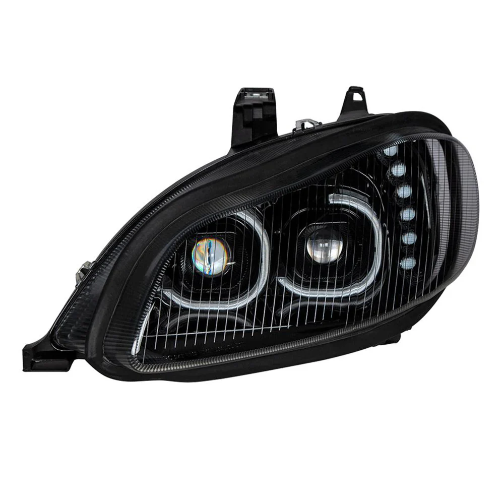 Freightliner M2 2002+ LED Black Headlight Assembly - Image 4
