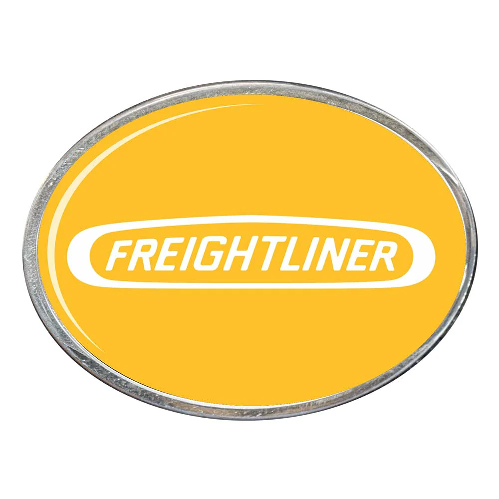 Freightliner Oval Billet Aluminum with Resin Belt Buckle - Image 3