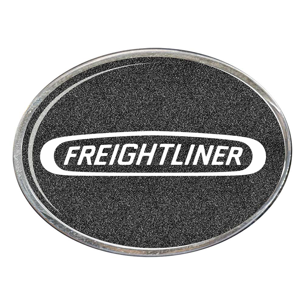 Freightliner Oval Billet Aluminum with Resin Belt Buckle - Image 4