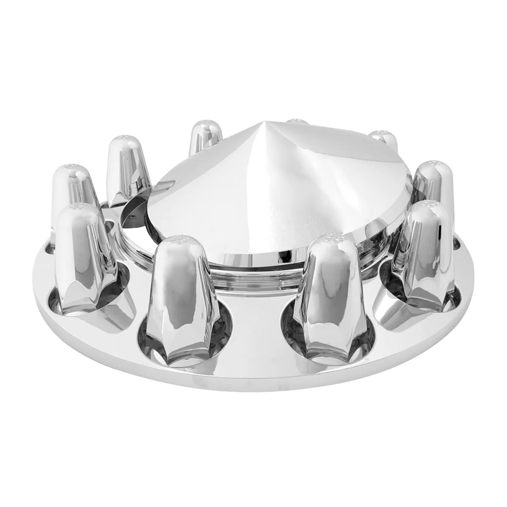 Front ABS Cone Axle Cover 1.5-inch Push On Nut Covers