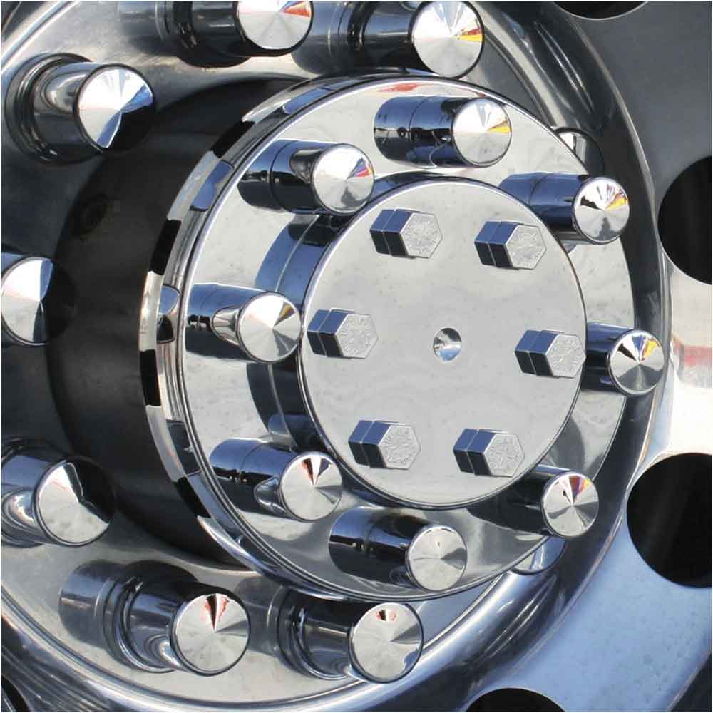 Front and Rear Axle Cover with Top Hat Axle Bolt Covers - 6 Pack