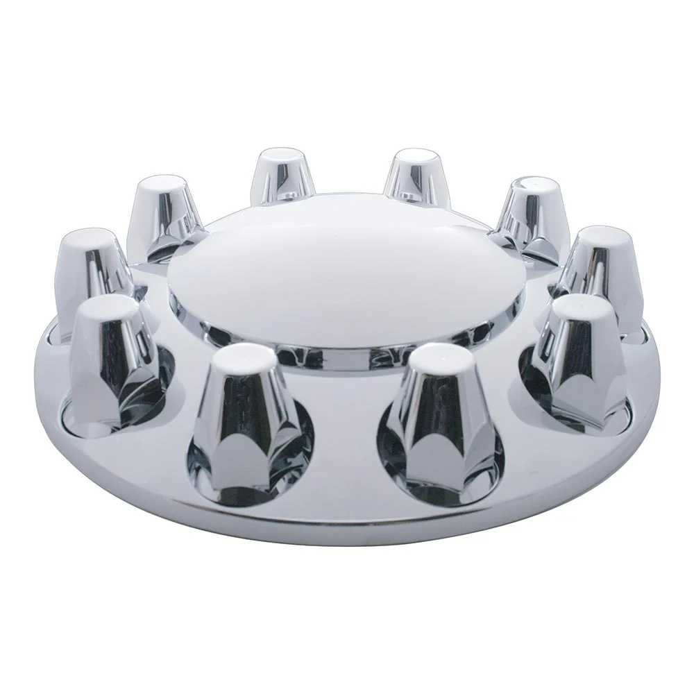 Front Chrome Axle Cover with 33mm Nut Covers