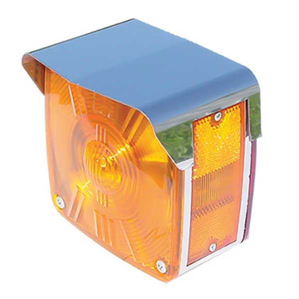 Front Facing Visor for Rectangle Side Signal Light