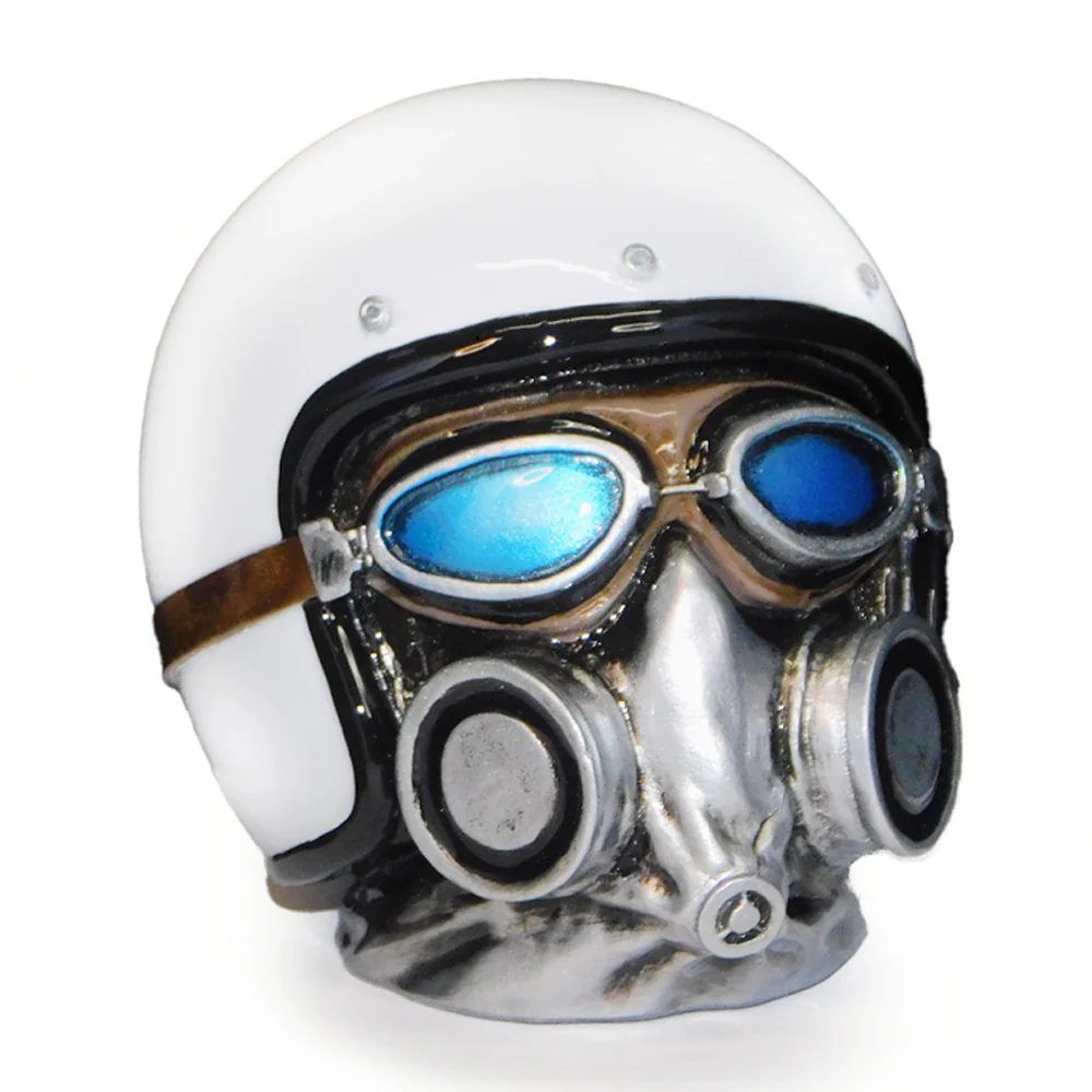 Gas Mask Man with Helmet Shifter Knob - Image 11