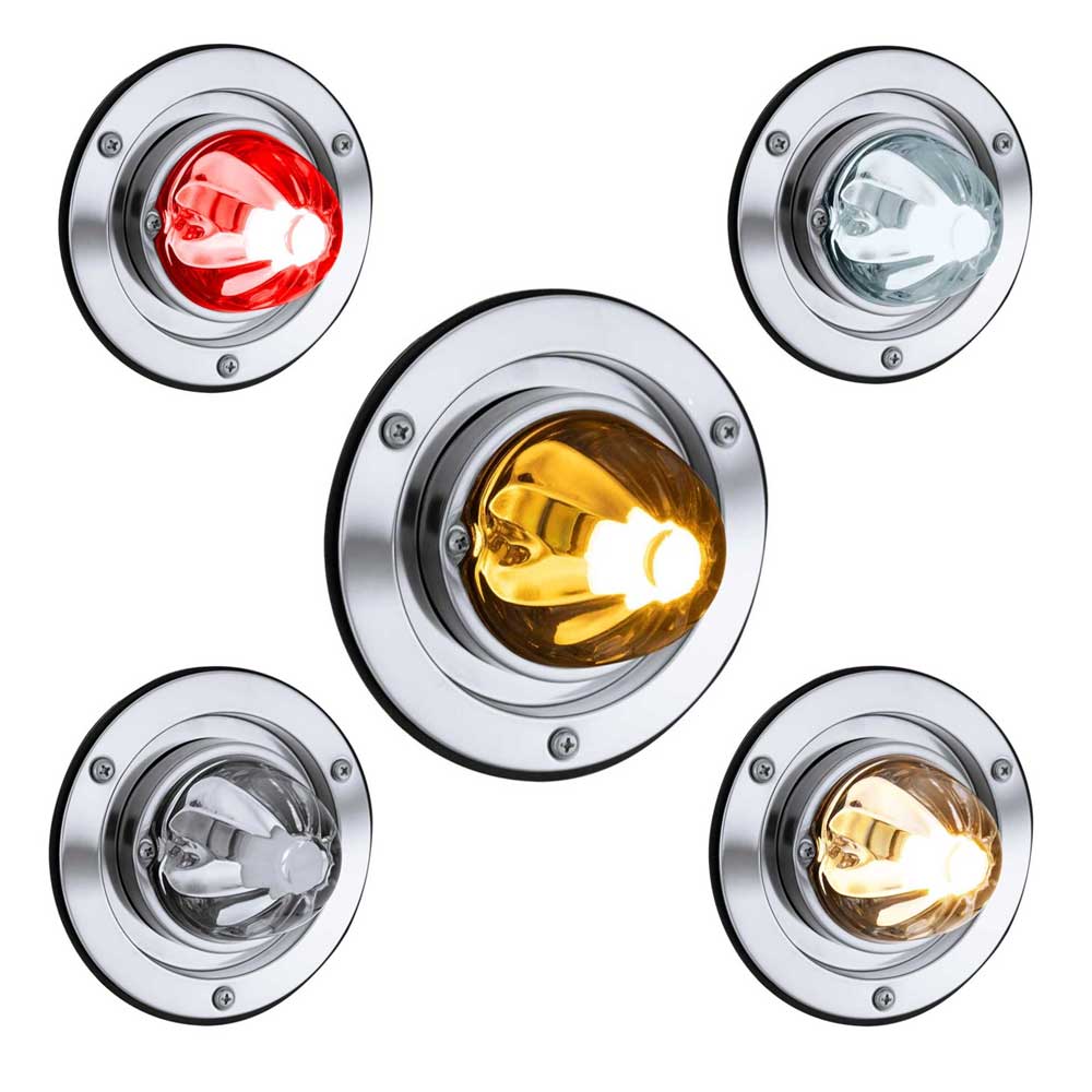 Glass LED Watermelon Dual Function Sleeper Bunk Kit with Stainless Steel Bezel - Image 14