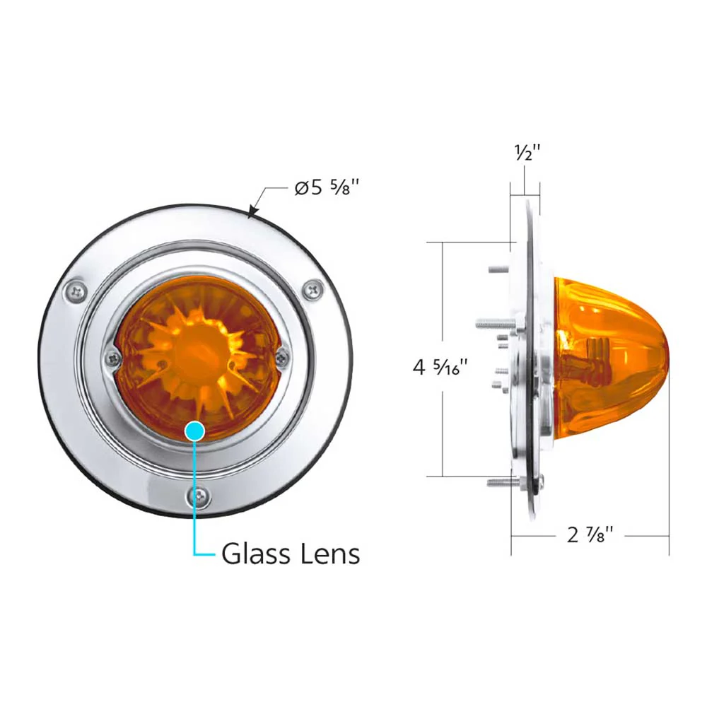 Glass LED Watermelon Dual Function Sleeper Bunk Kit with Stainless Steel Bezel - Image 6