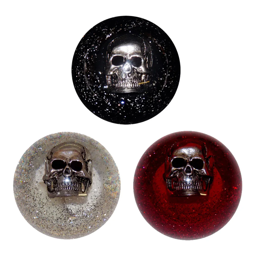 Glitter Skull Brake Knob
