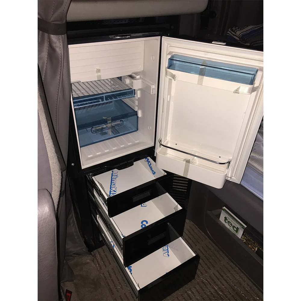 Gloss Black Refrigerator Kit for Peterbilt 379, 386, 389 - Image 4
