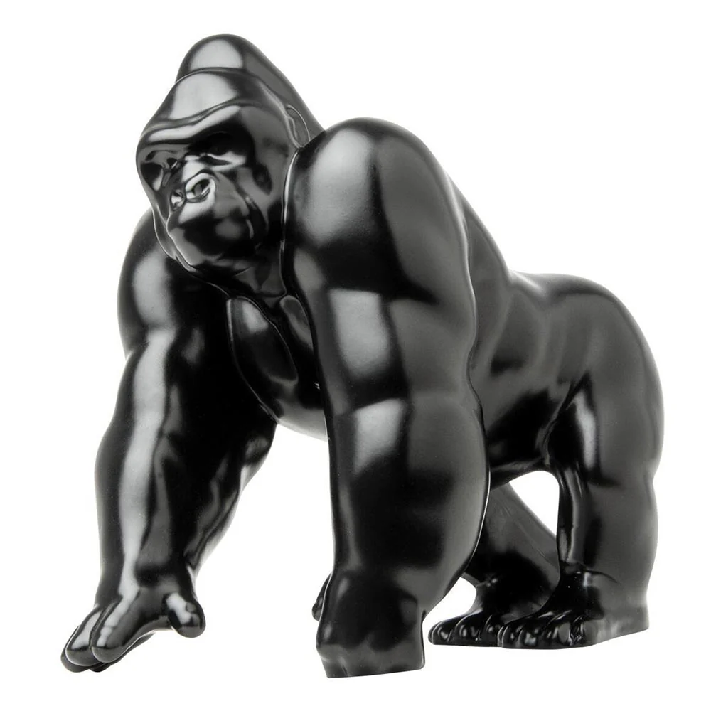 Gorilla King Black Hood Ornament