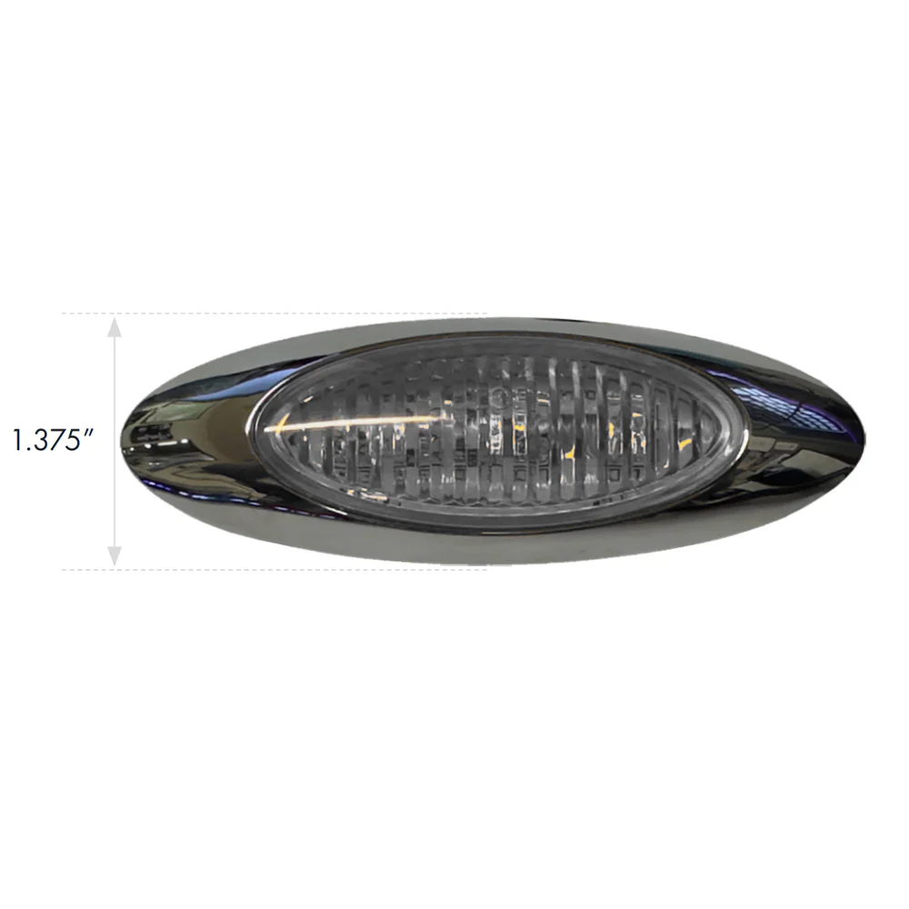 Granite Slim 4" Marker 3 LED Light with Clear Lens - Image 2