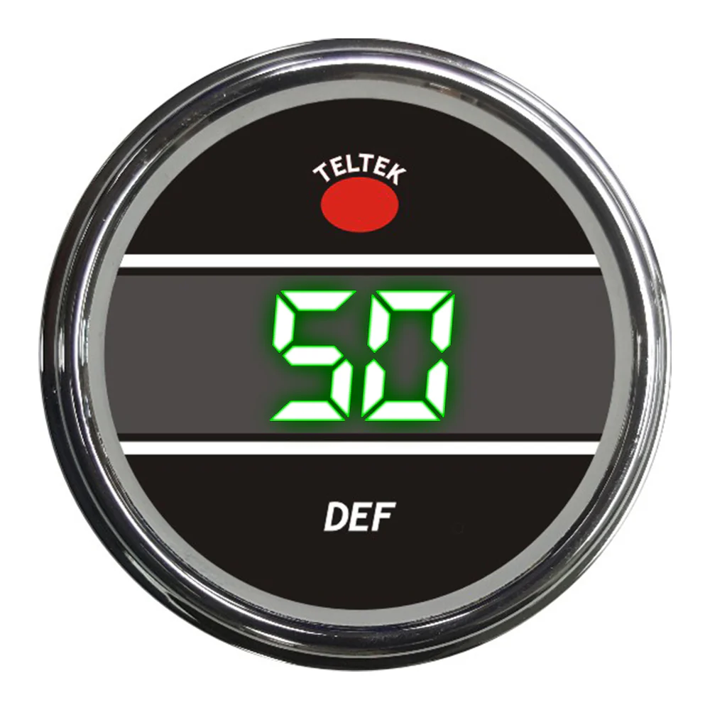 Green DEF Level Teltek Smart Gauge for Kenworth 2006 and newer