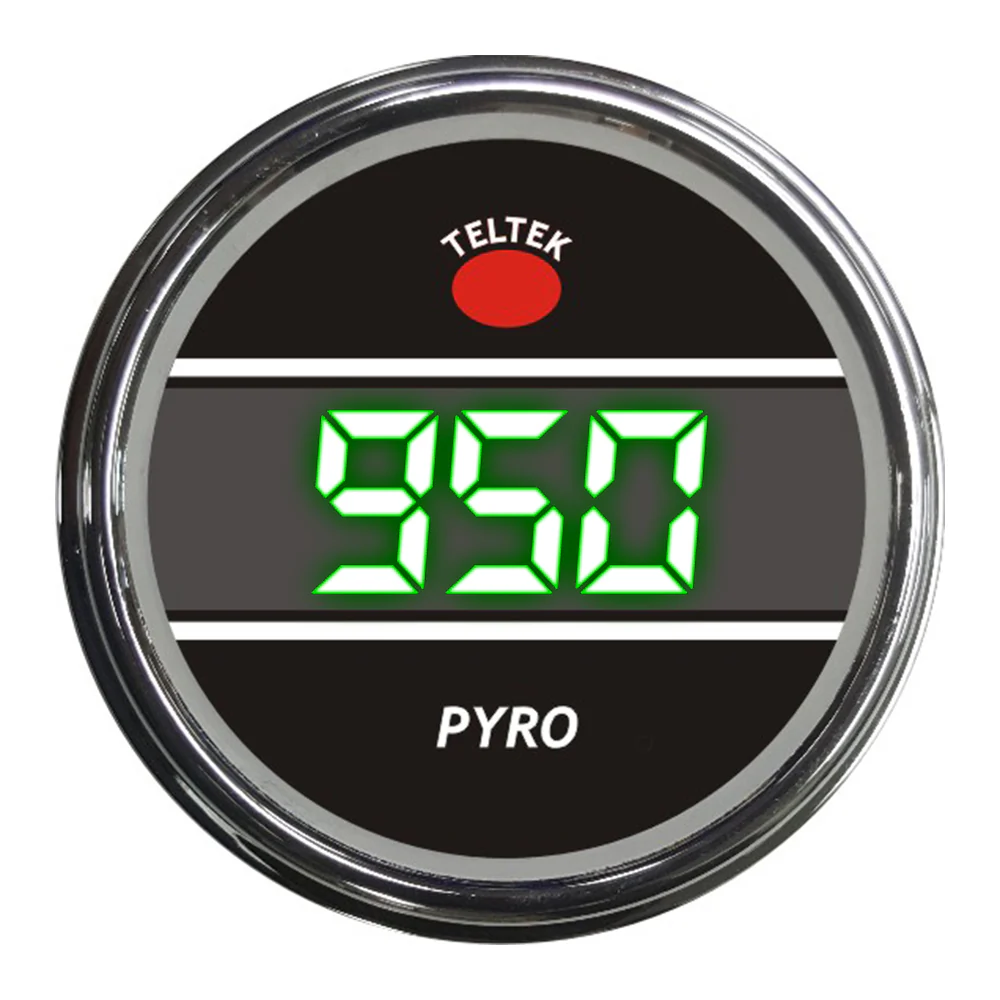 Green Pyrometer Teltek Smart Gauge for Peterbilt 2006 and newer