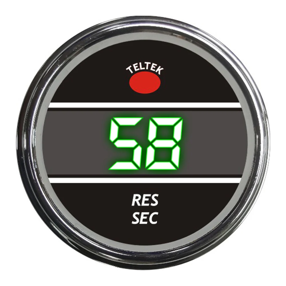 Green Reservoir Pressure Secondary Teltek Smart Gauge for Kenworth 2006 and newer