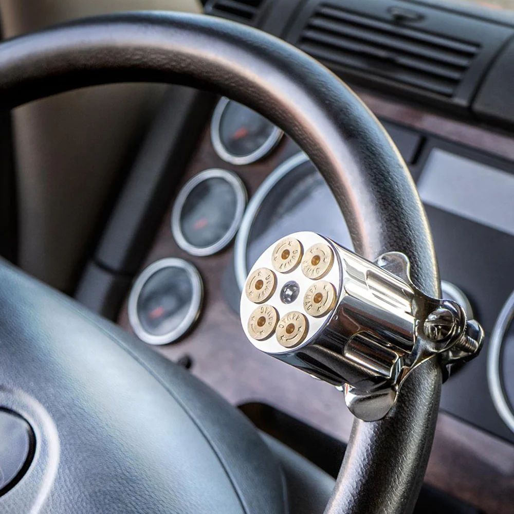 Gun Cylinder Steering Wheel Spinner - Image 3