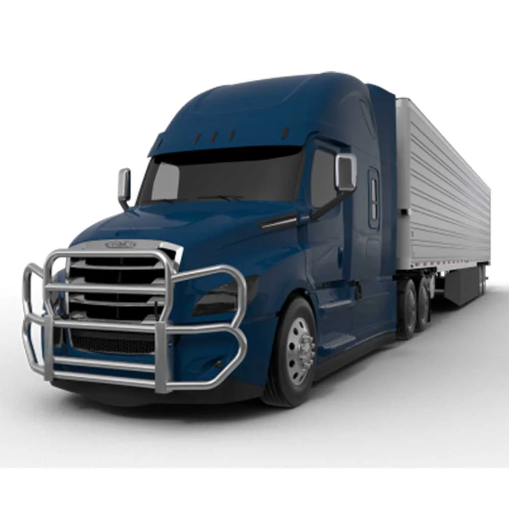 HERD Polished Stainless Coat Grille Guard Gen 4 for Freightliner Cascadia Gen 4, Western Star 57X SBA - Image 4