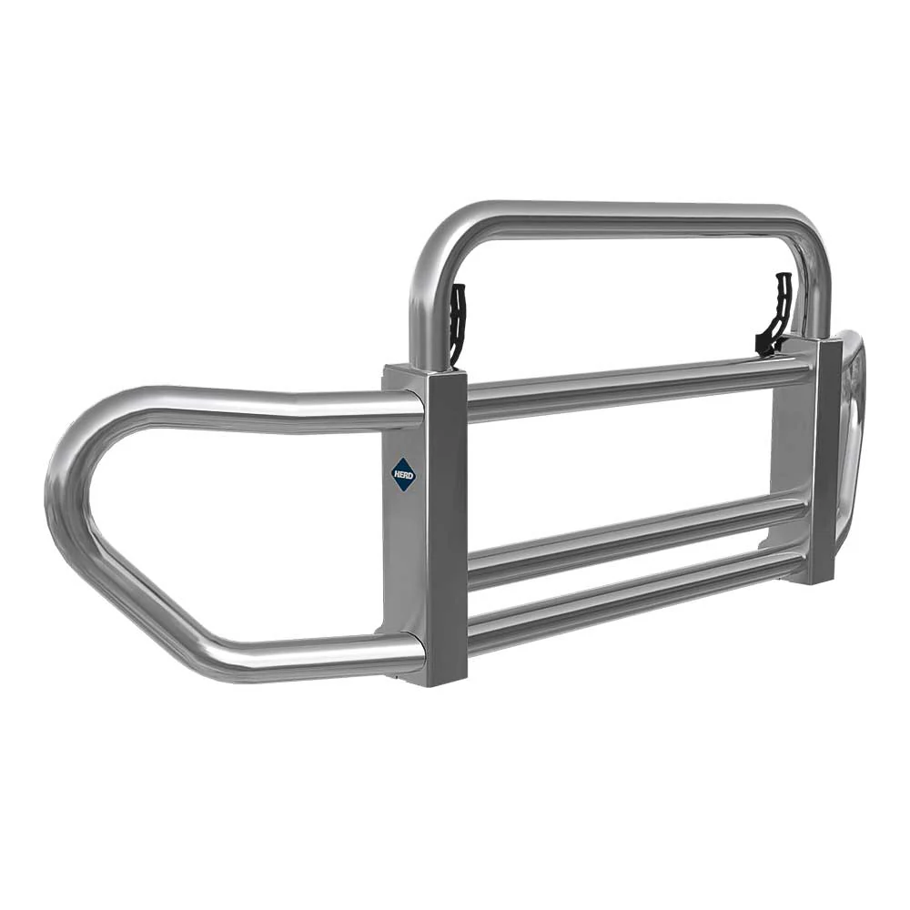 HERD Polished Stainless Grille Guard Gen 4 for FL Cascadia 113, 123