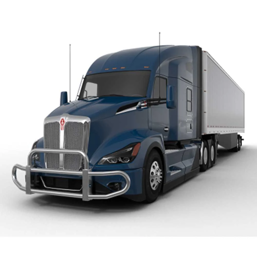 HERD Polished Stainless Steel Grille Guard Gen 4 for Peterbilt 579 - Image 4