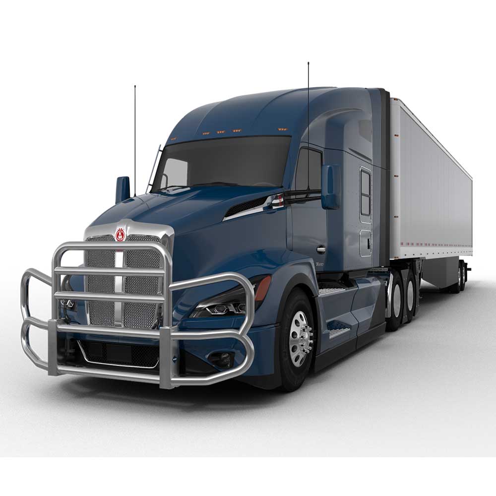 HERD Polished Stainless Steel Grille Guard Gen 4 for Peterbilt 579 - Image 4
