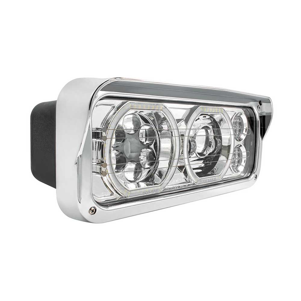 High Power Heated 10 LED Headlight with LED Turn, DRL - Image 8