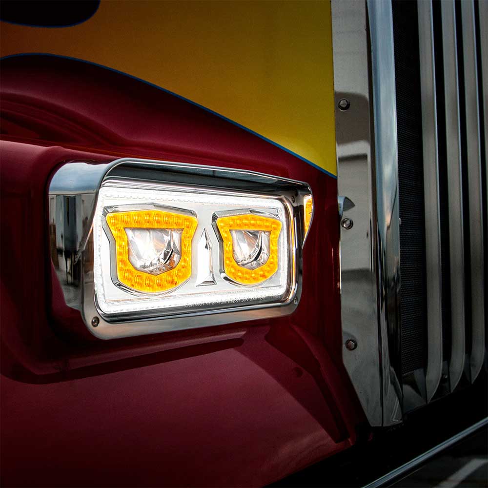 High Power LED Headlight with Turn Signal, Position LED Light - Image 2
