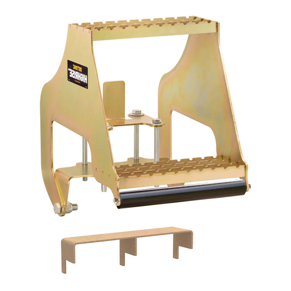 Highrise Folding Rear Entry Step with Bracket Fits 3" x 2" Bumper Beam