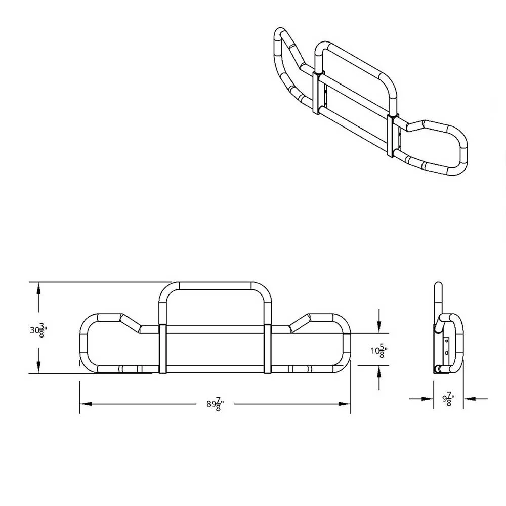 HighwayShield I40 SS Grille Guard, Bracket Kit for KW T680, PB 579 - Image 3