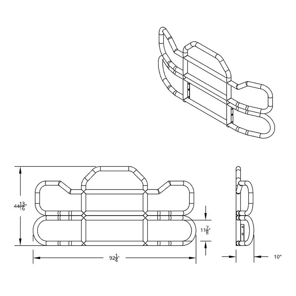 HighwayShield I95 SS Grille Guard, Bracket Kit for 2003-2017 Volvo VNL - Image 8