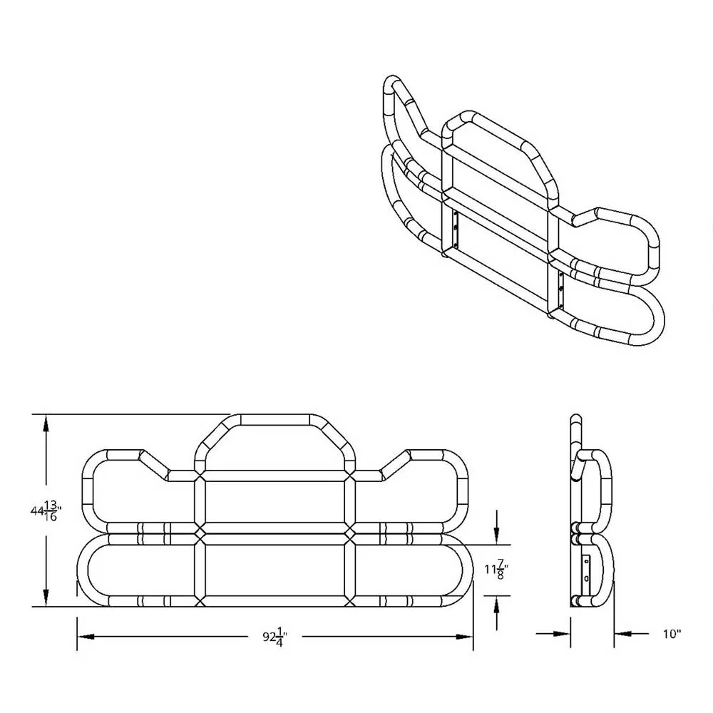HighwayShield I95 SS Grille Guard, Bracket Kit for 2008-2017 FL Cascadia - Image 4
