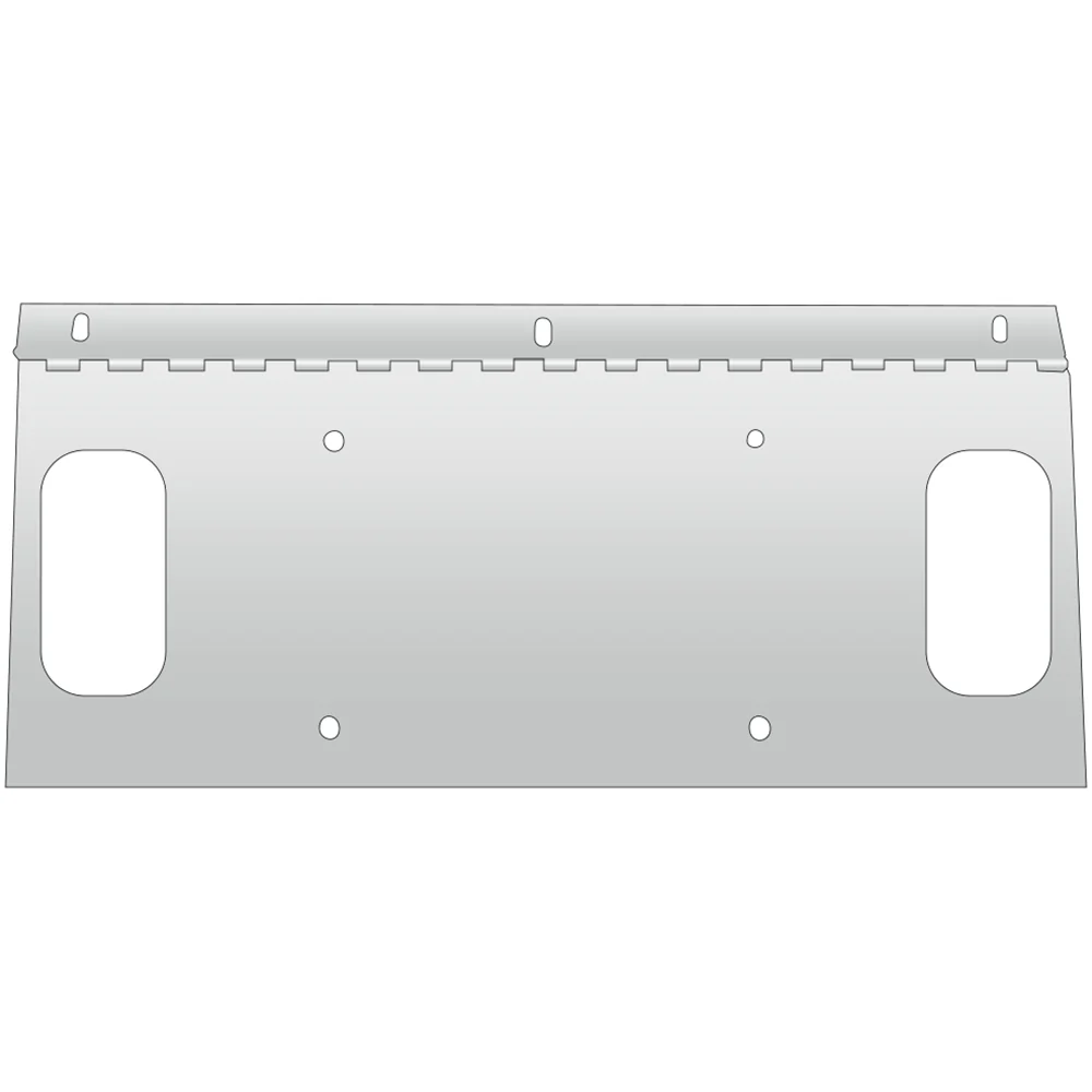 Hinged One Plate Holder with Light Cutouts