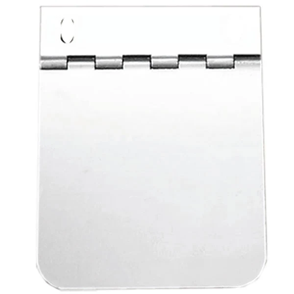 Hinged Permit Panel 5" x 4" Stainless Steel