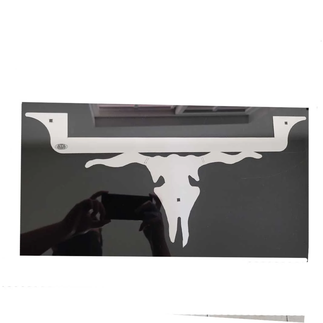 Hood Cow Skull Emblem SS Trim 1983 - 2024 Kenworth W900 - Image 2
